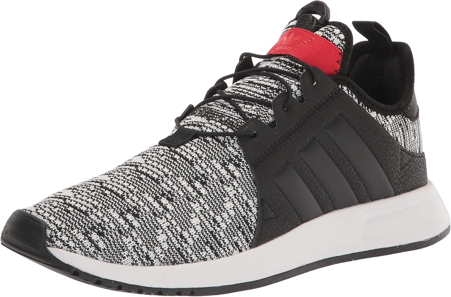 adidas Originals X_PLR Skate Shoe, Black/Black/Red, 5.5 US Unisex Big Kid