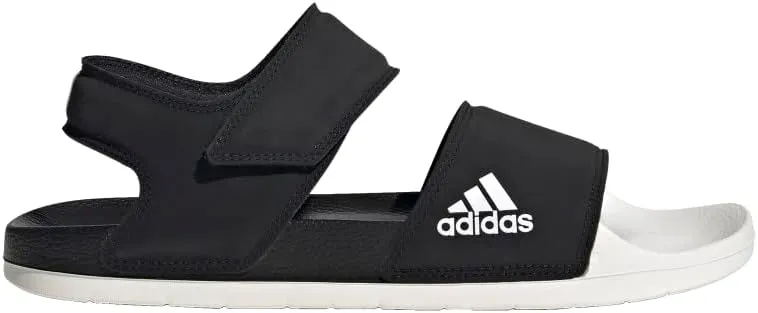 adidas Unisex Adilette Sandals, Black/White/Black, 4 US Men