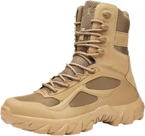 Autumn and Winter Military Boots Outdoor Men's Hiking Boots Desert Tactical Combat Ankle Boots Work Boots