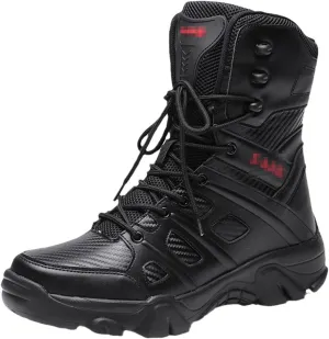 Autumn and Winter Military Boots Outdoor Men's Hiking Boots Desert Tactical Combat Ankle Boots Work Boots