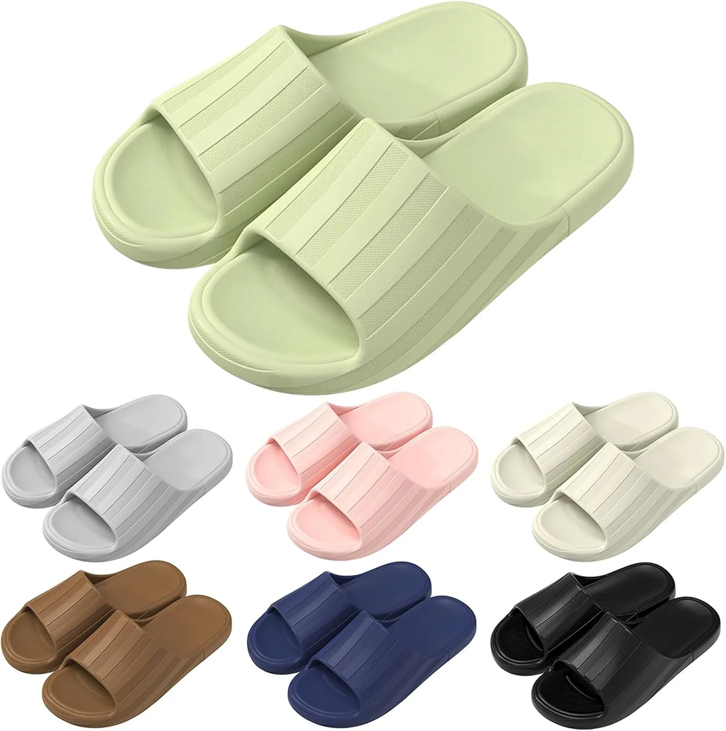 Bathroom Slippers Men Womens Slides Mens Shower Shoes Shower Shoes Women Beach Bathroom Ultra Comfort Slippers