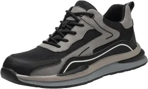 Black Sneakers for Men Plantar Fasciitis Shoes Women Men's Mesh Sneakers Round Toe Slip On Casual Platform Loafers for Women Wide Dress Sneakers Men