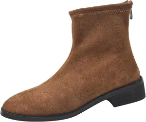 Boots Women Beige Boots for Women Cow Boots for Women Wide Calf Boots Women'S Ankle Boots & Booties Comfort White Boots Men