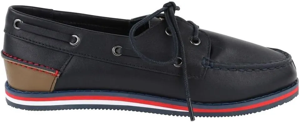 BOSS Leather Boat Shoes