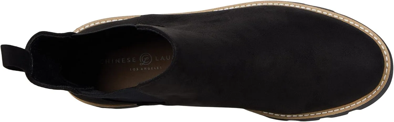 Chinese Laundry Womens Faux Suede Chelsea Ankle Boots