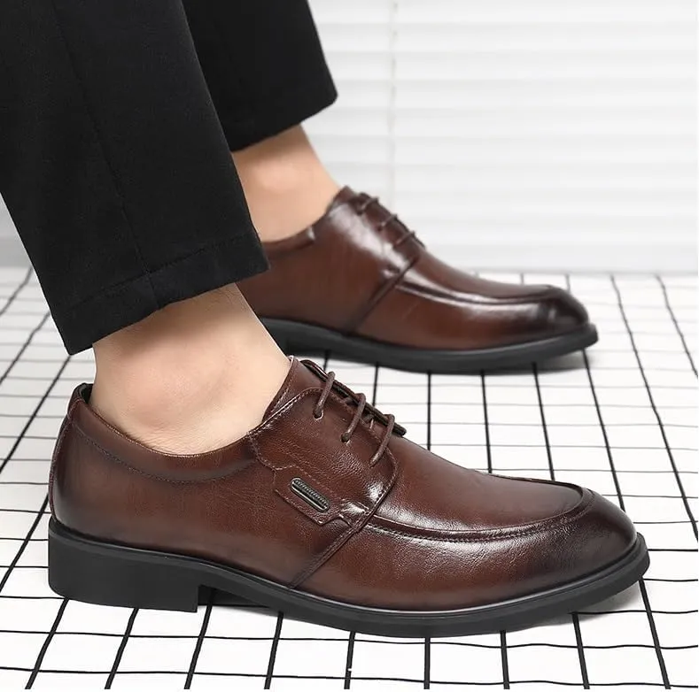 Classic Men's Dress Shoes Men Patent Leather Formal Business Oxford Shoes