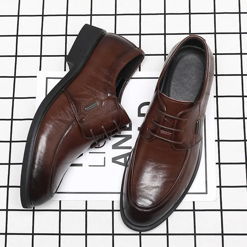 Classic Men's Dress Shoes Men Patent Leather Formal Business Oxford Shoes