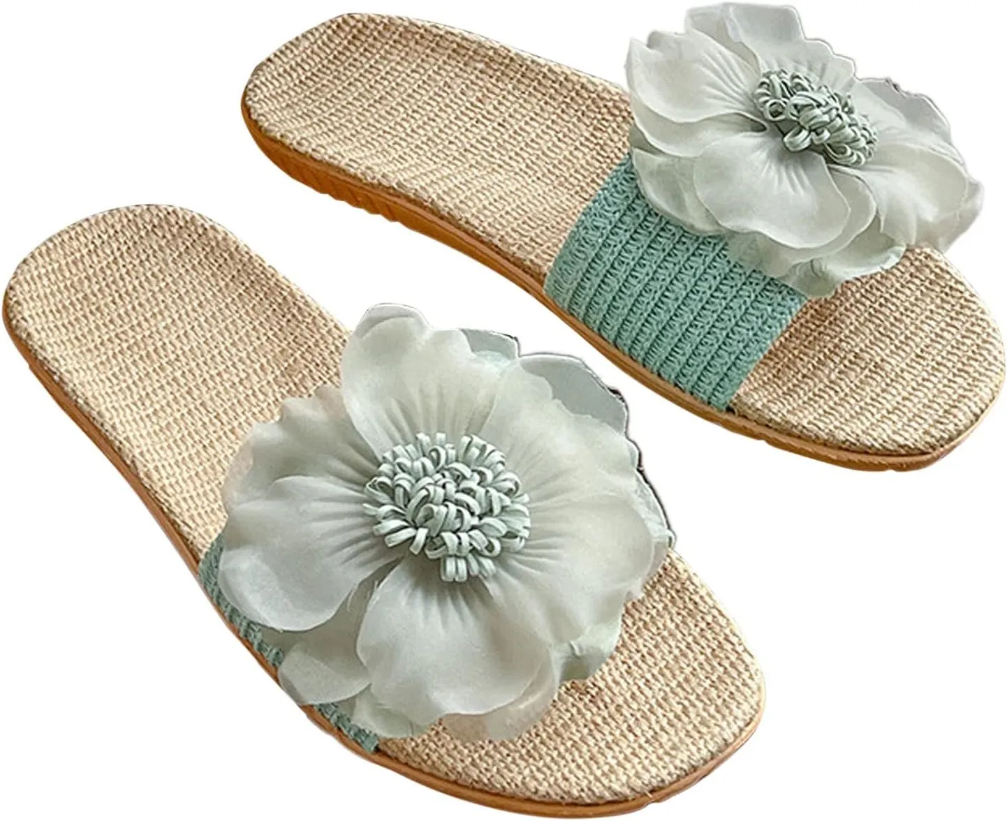 Comfortable Sandals for Women Ladies slippers summer cool linen soles comfortable slippers soft soles outdoor breathable