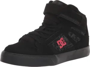 DC Boy's Star Wars Pure Hi Shoe Skate, Black/Red/Black, 12 Big Kid