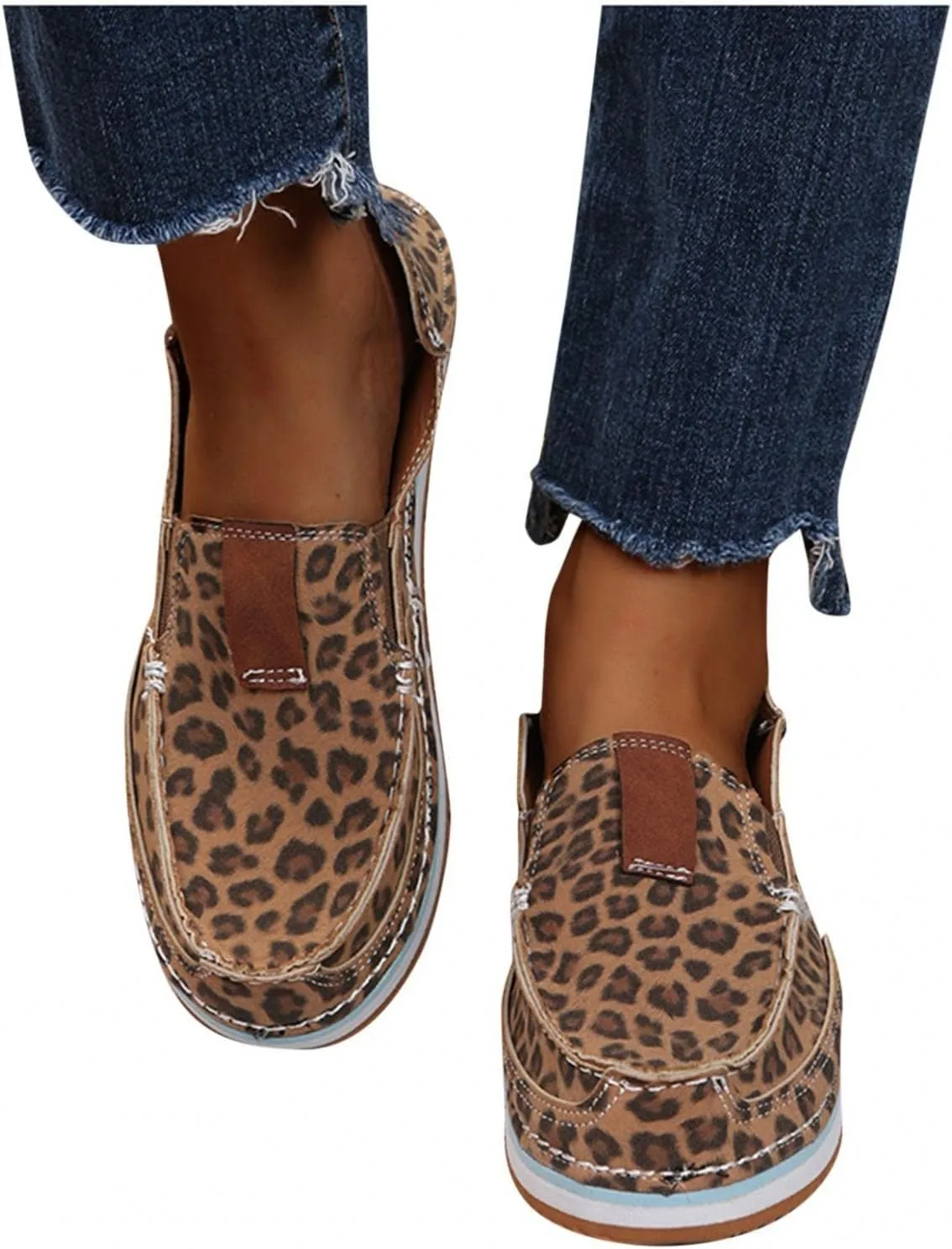 Fashion Shoes for Women Platform Sneakers for Women Chunky Sneakers for Women Casual Sneakers for Women Fashion Casual Breathable Round Toe Slip On Shoes Flat