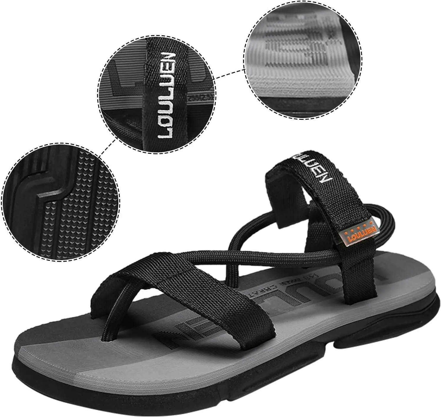 Flip Flops for Men Men Fashionable Flat Toe Flip Flops Flat Beach Fashion Toe Sandals