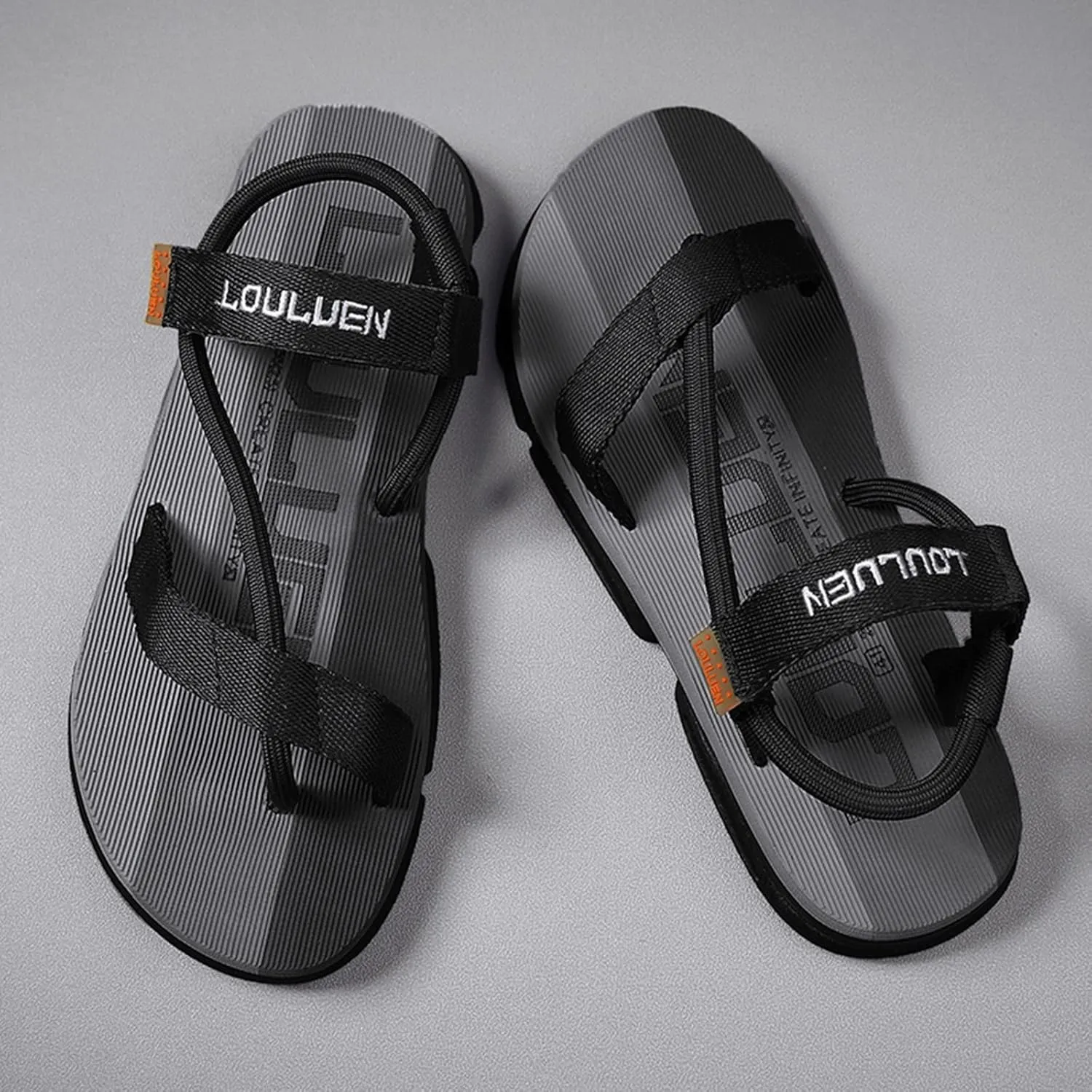 Flip Flops for Men Men Fashionable Flat Toe Flip Flops Flat Beach Fashion Toe Sandals
