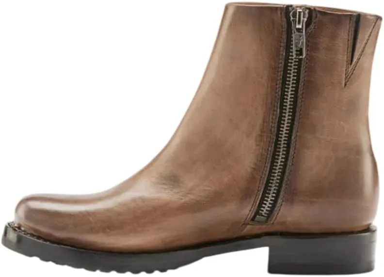 Frye Veronica Inside Zip 6 Booties for Women Made from Premium Leather with Leather Lining and Welt-Constructed Leather & Rubber Traction Outsole