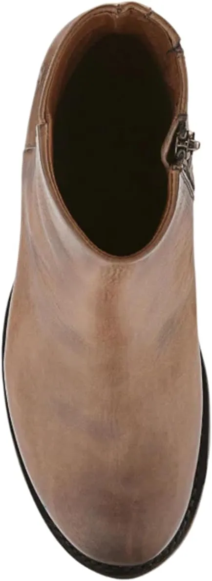 Frye Veronica Inside Zip 6 Booties for Women Made from Premium Leather with Leather Lining and Welt-Constructed Leather & Rubber Traction Outsole