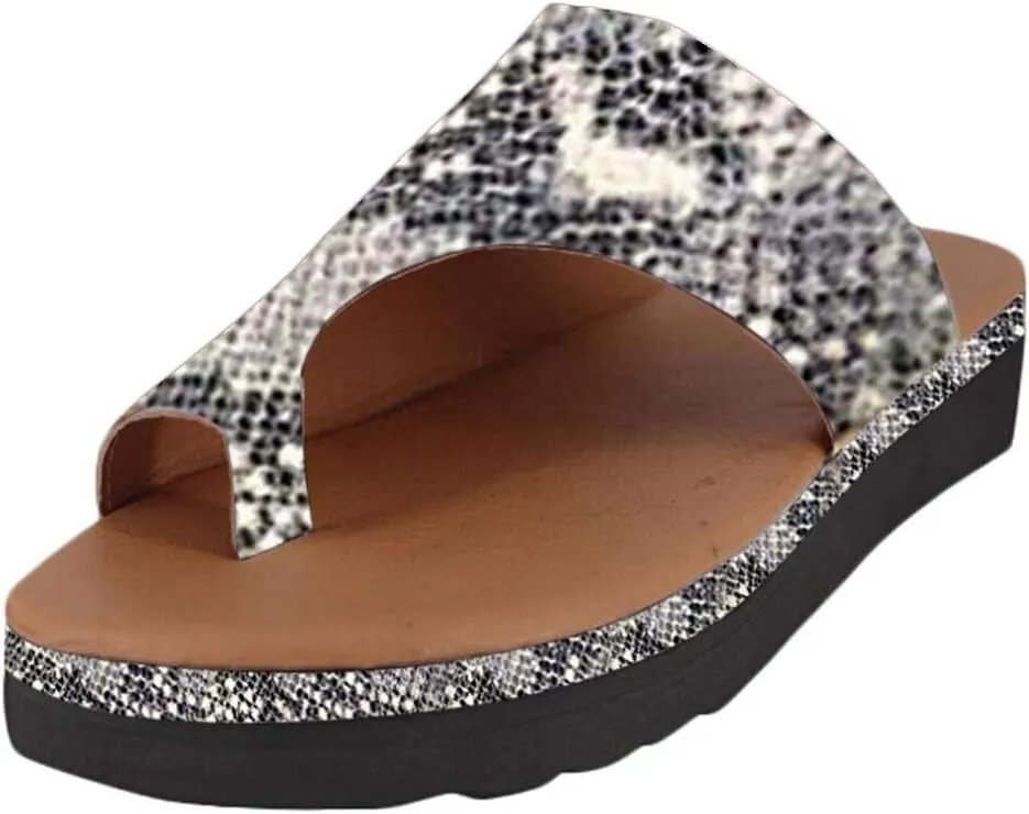 Gibobby Sandals for Women Wide Width,Women's Sandals 2019 Comfy Platform Shoes Stars Summer Beach Shoes Slipper Flip Flops
