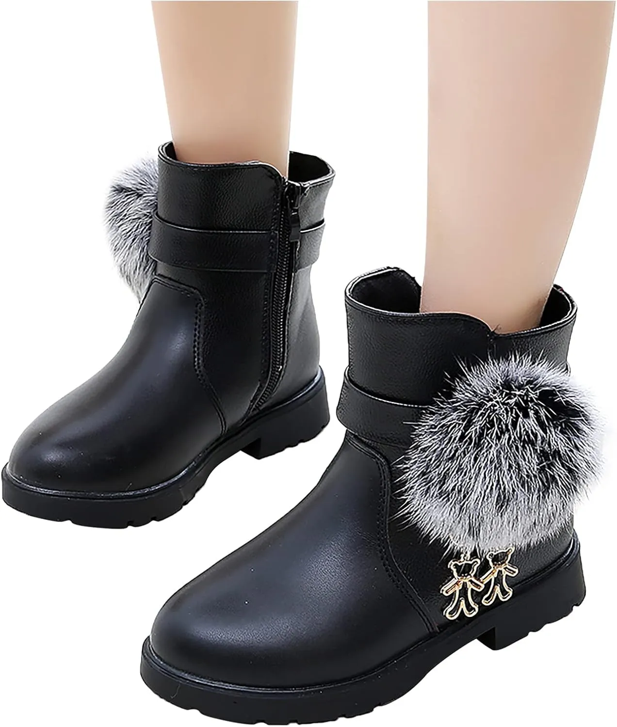 Girls New Knee High Flat Riding Boots Kids Western Square Toe Riding Boots Toddler Cowgirl Boots