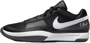 Ja 1 (Team Bank) Basketball Shoes (FV1303-001, Black/Black/White) Size 10.5