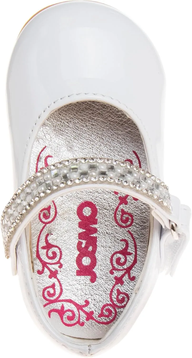 Josmo Baby-Girl's Cute Formal Dress Flats Mary Jane
