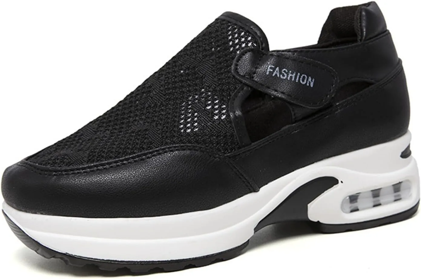 Ladmiple Shoes For Women Sneakers Trendy Walking Shoes Slip on Lady Fashion Gym Non Slip Platform Tennis Running Shoes