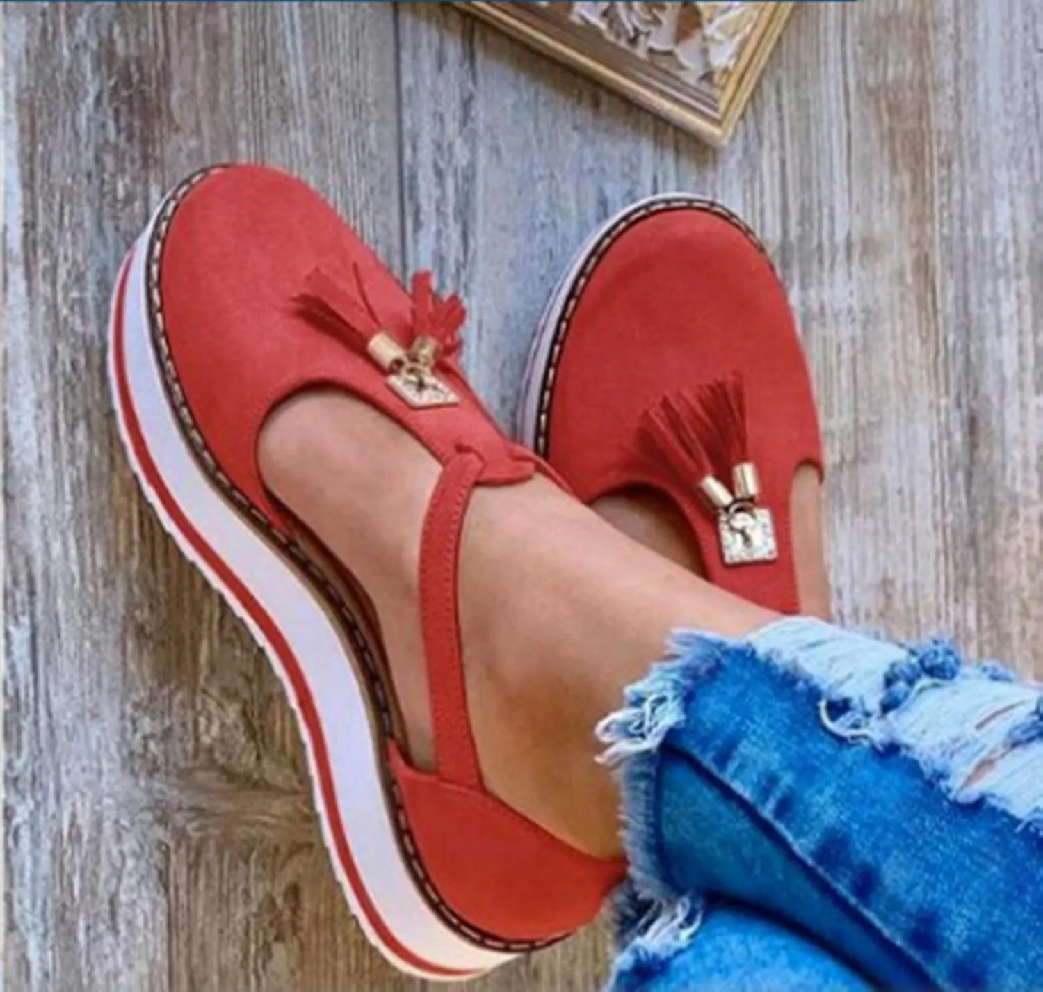 Ladmiple Sneakers For Women Slip On Wide Width Comfort Casual Canvas Shoes Dressy Summer Fashion Walking Flats Loafers