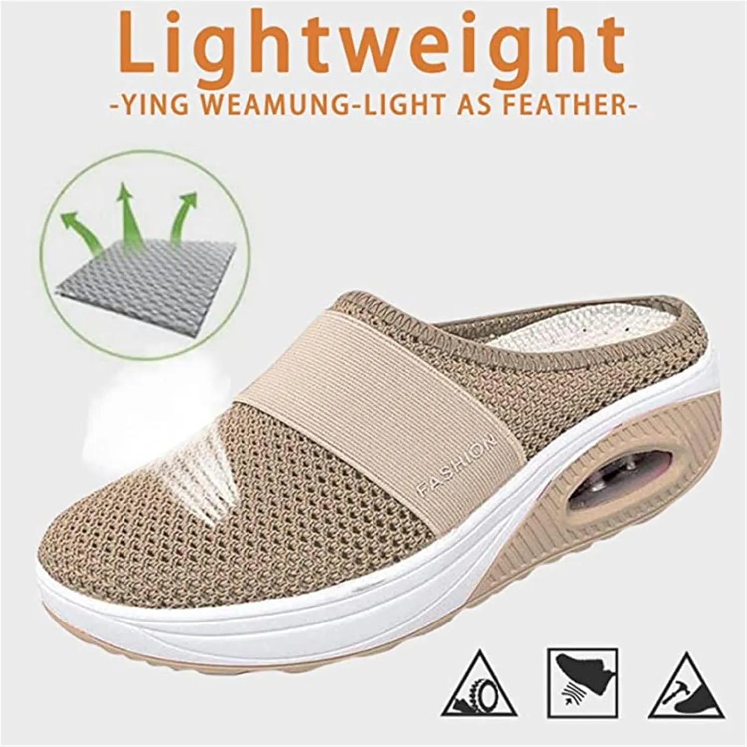 Ladmiple Sneakers For Women Walking Shoes Arch Support Fashion Dressy Casual Summer Comfortable Slip on Flats Loafers
