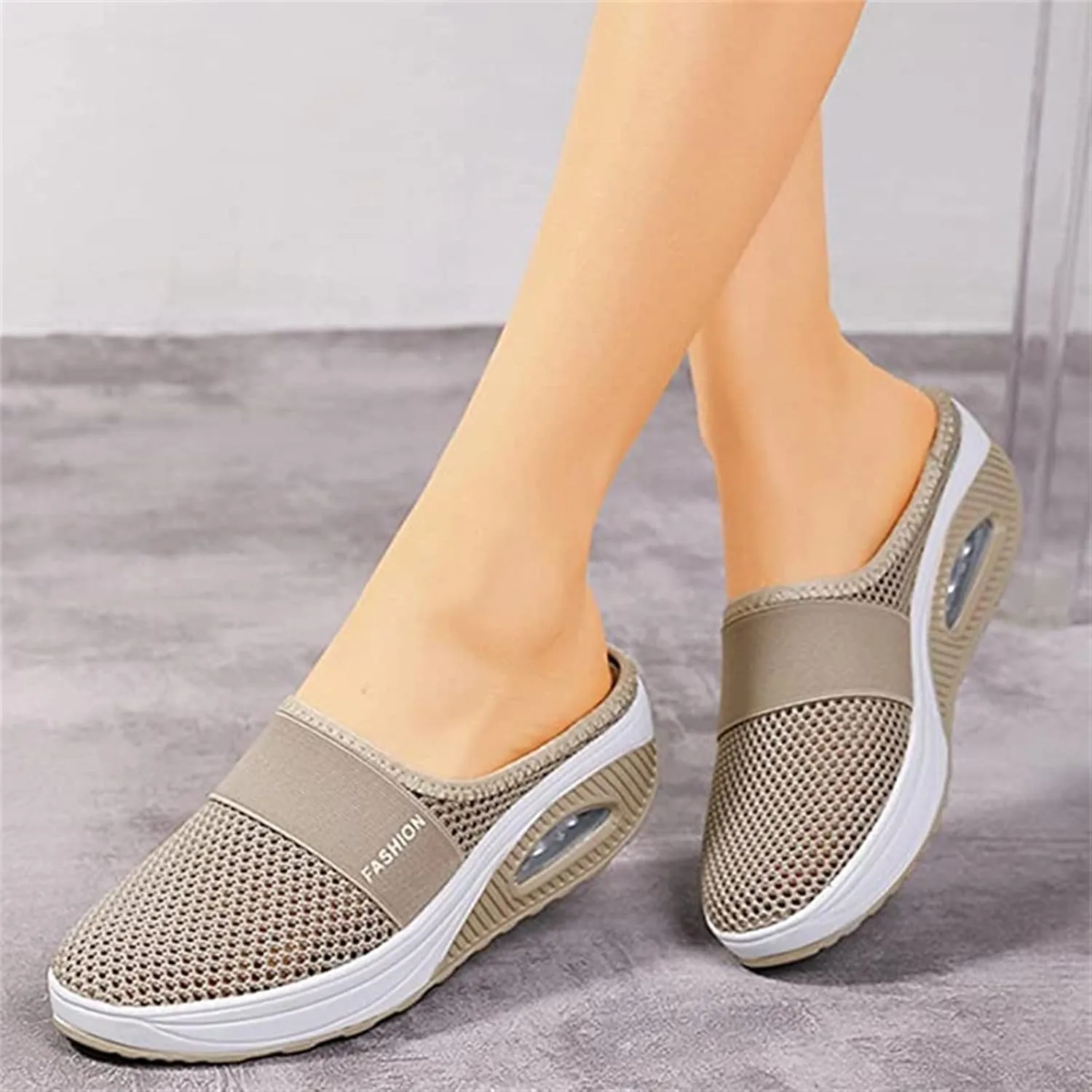 Ladmiple Sneakers For Women Walking Shoes Arch Support Fashion Dressy Casual Summer Comfortable Slip on Flats Loafers