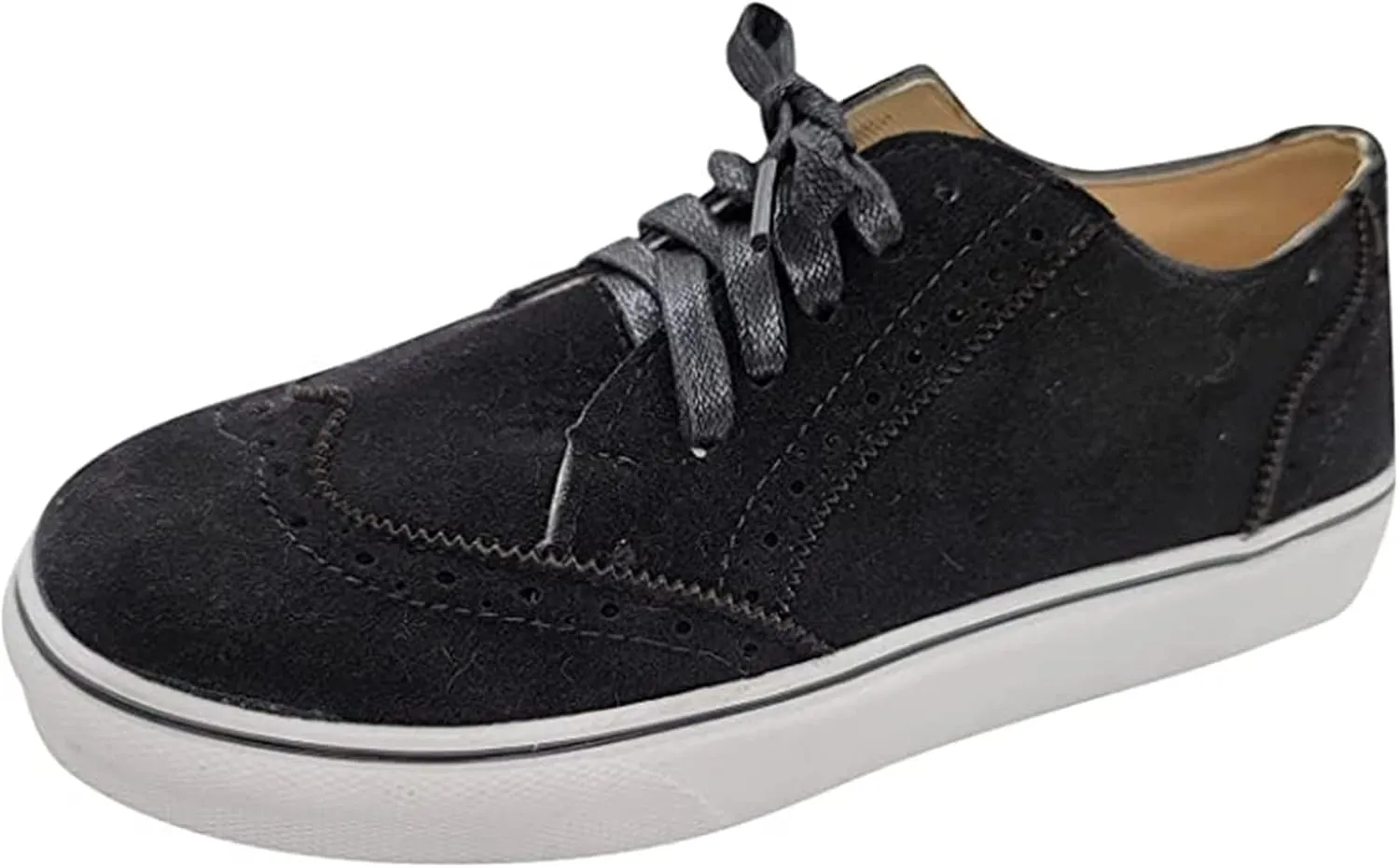 Lausiuoe Shoes For Women Sneakers Cute Fashion Canvas Walking Shoes Non-Slip Casual Soft Comfort Low Top Flat Loafers