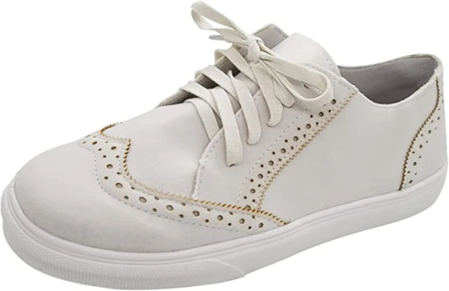 Lausiuoe Shoes For Women Sneakers Trendy Slip on Low Top Fashion Casual Classic Lightweight Comfort Walking Flat Loafers