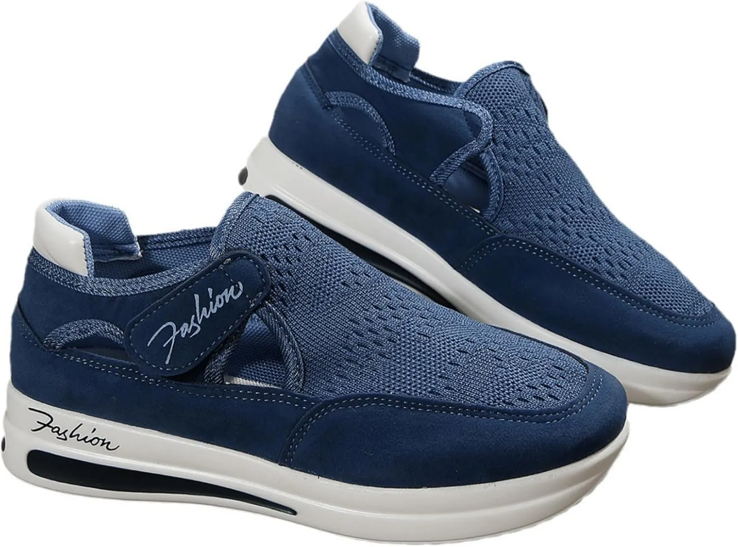 Lausiuoe Sneakers For Women Platform Slip On Canvas Shoes Low Top Fashion Comfortable Classic Casual Walking Flat Loafers