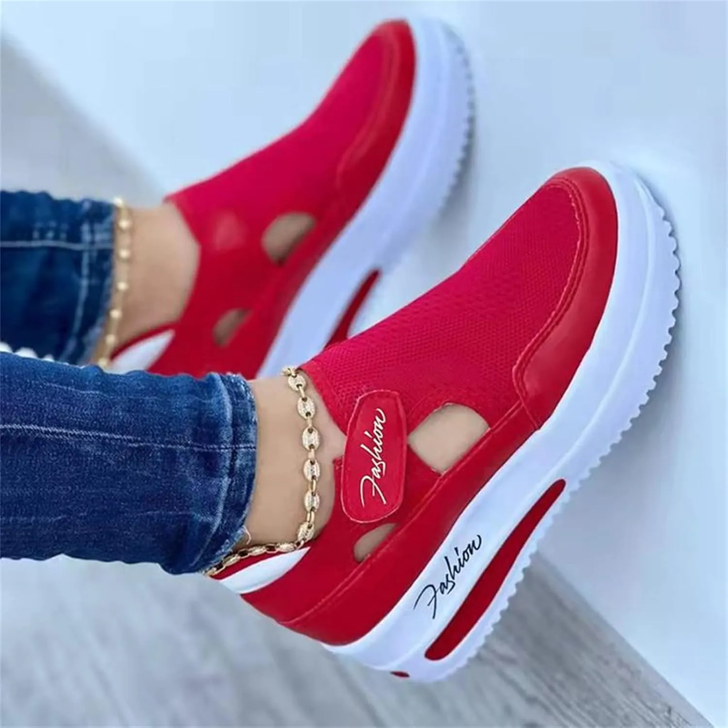 Lausiuoe Womens Shoes Sneakers Slip Ons Canvas Shoes Low Top Non Slip Fashion Casual Classic Comfortable Walking Flat Loafers