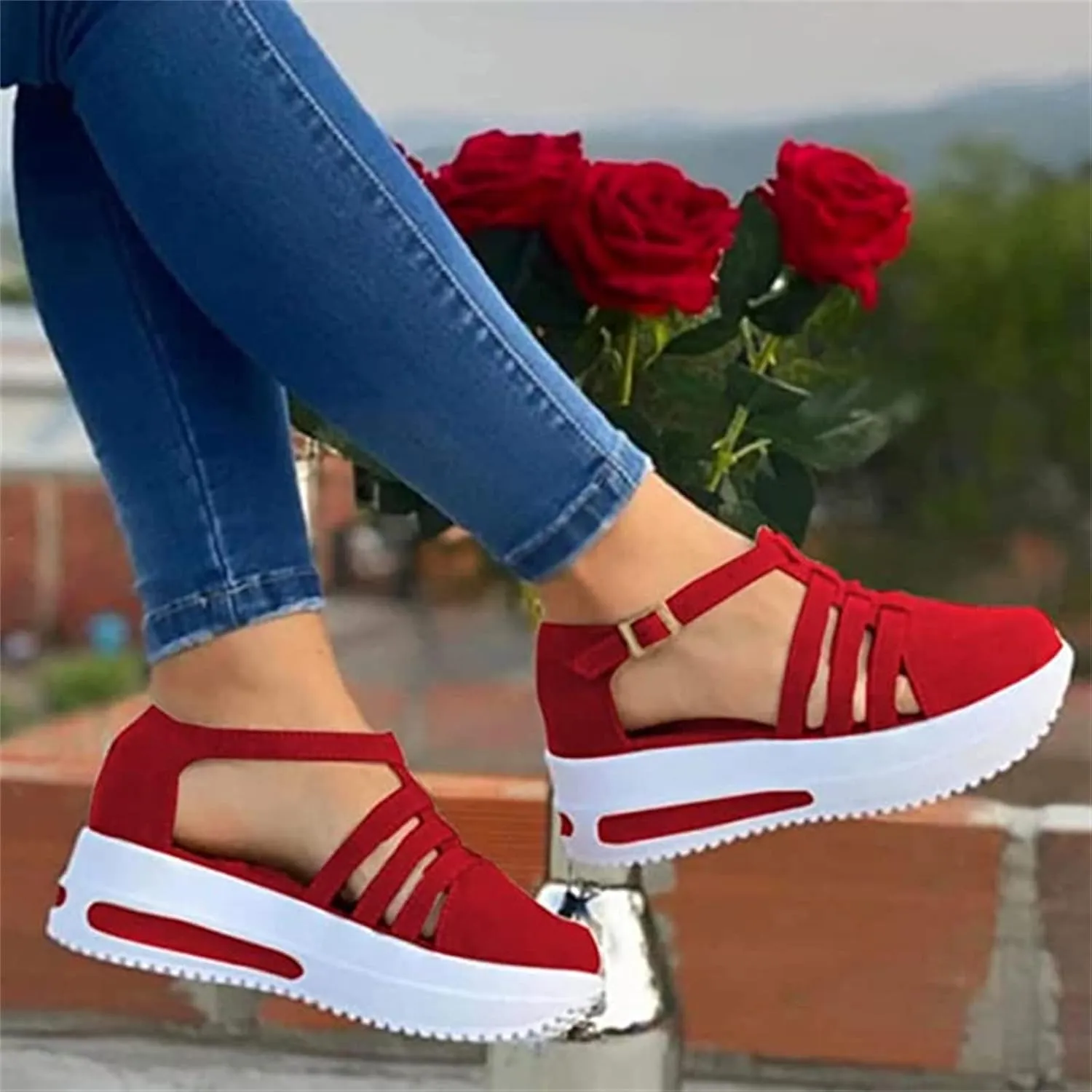 Lausiuoe Womens Shoes Sneakers Slip Ons Fashion Canvas Shoes Non-Slip Classic Casual Low Top Comfortable Walking Flat Loafers