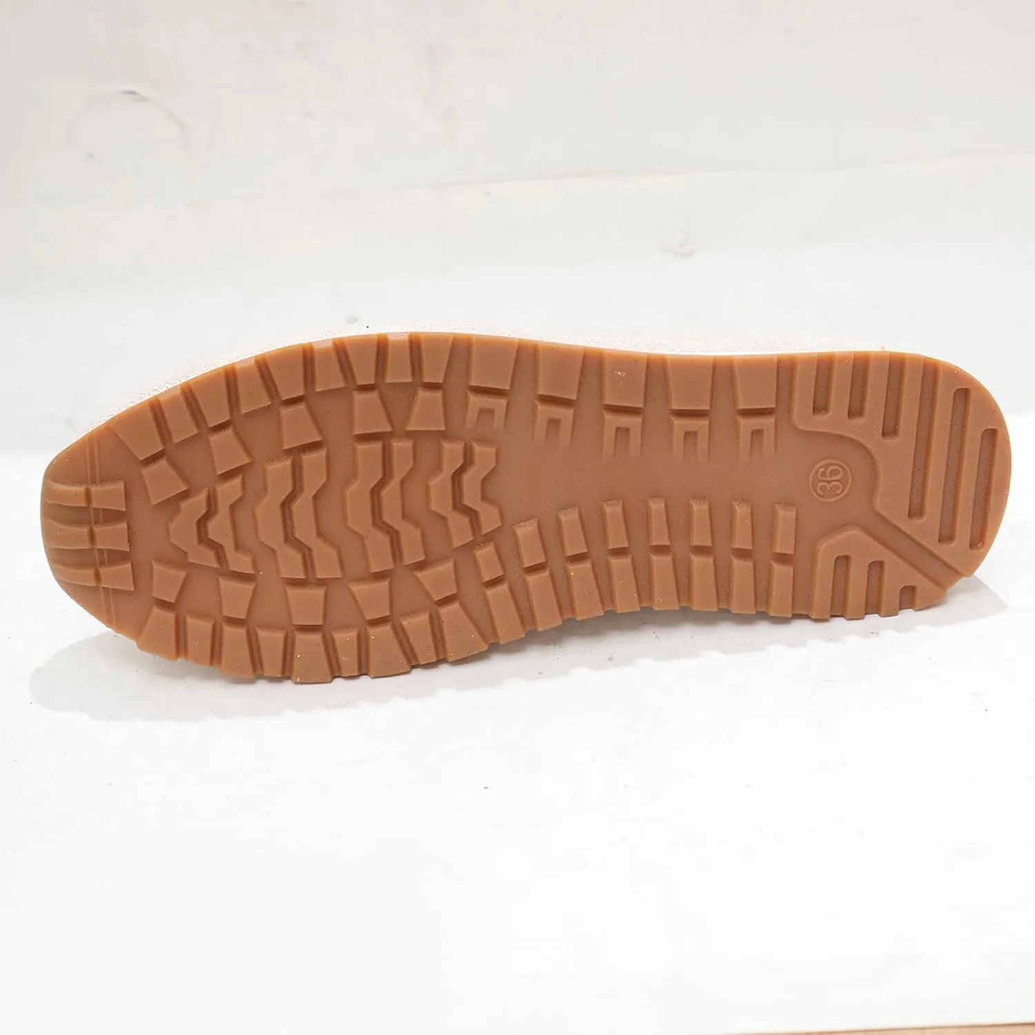 Leisure Women's Suede Soft Sole Non Slip Flat Breathable Slip On Lazy Shoes Size 5