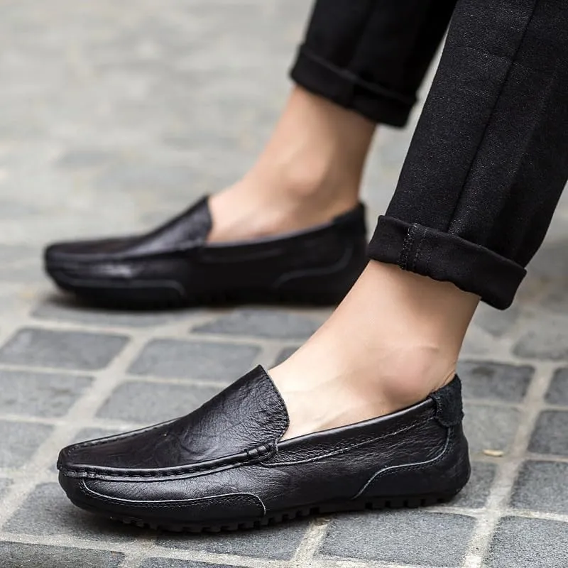 Men's Business Casual Loafers Patent Leather Formal Oxford Slip On Dress Shoes Fashion Comfort Luxury Soft