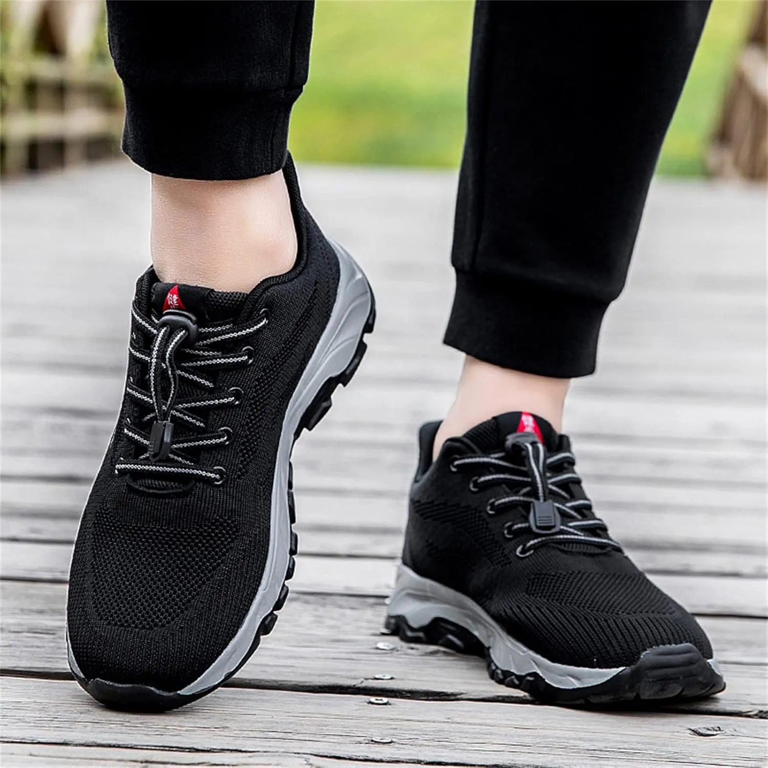 Men's Business Casual Shoes Comfortable Breathable Lightweight Tennis Shoe Casual Soft Flat Soled Walking Shoes