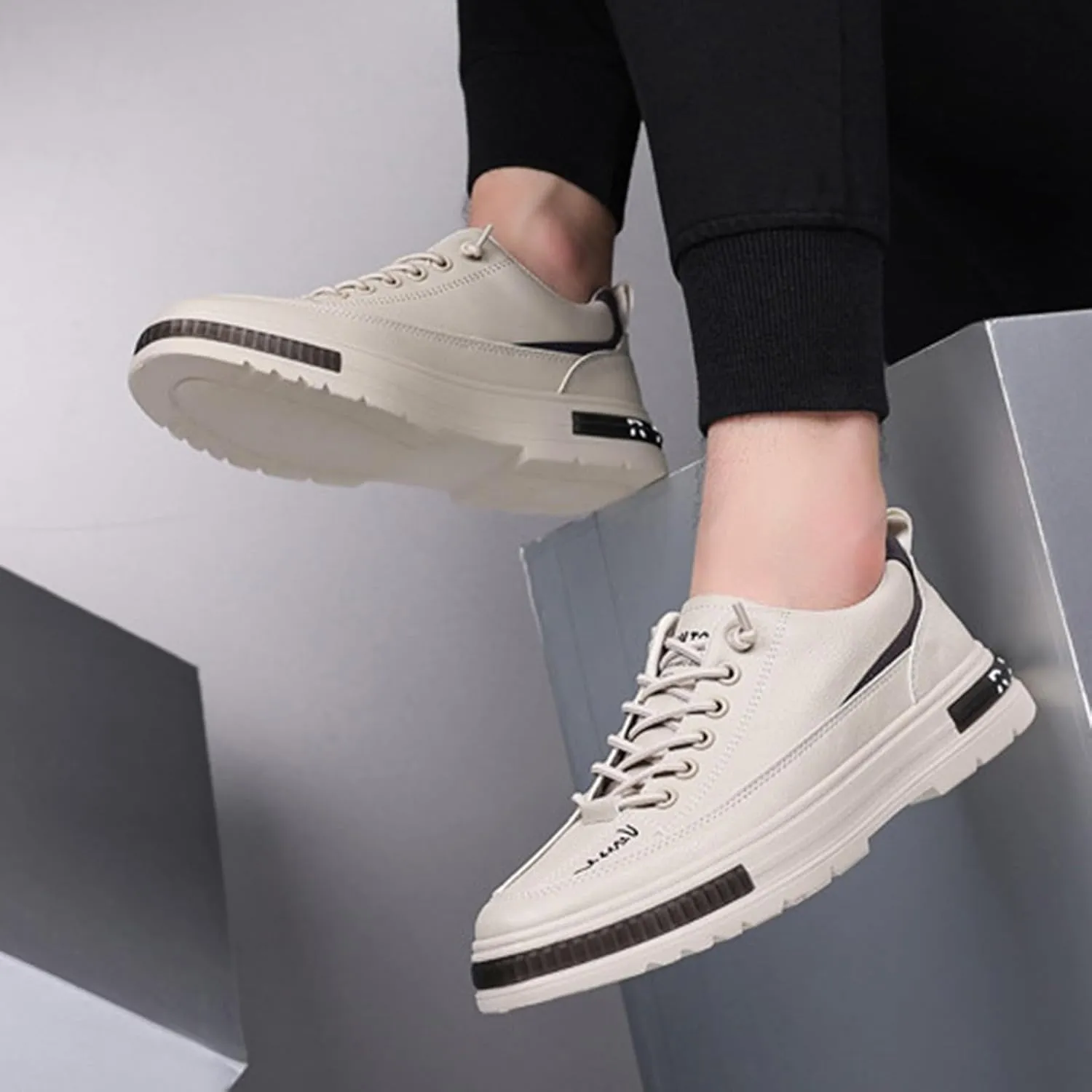 Men's Casual Versatile Flat Sole Shoes Men's Low Top Sports Shoes Mens Casual Canvas Sneaker