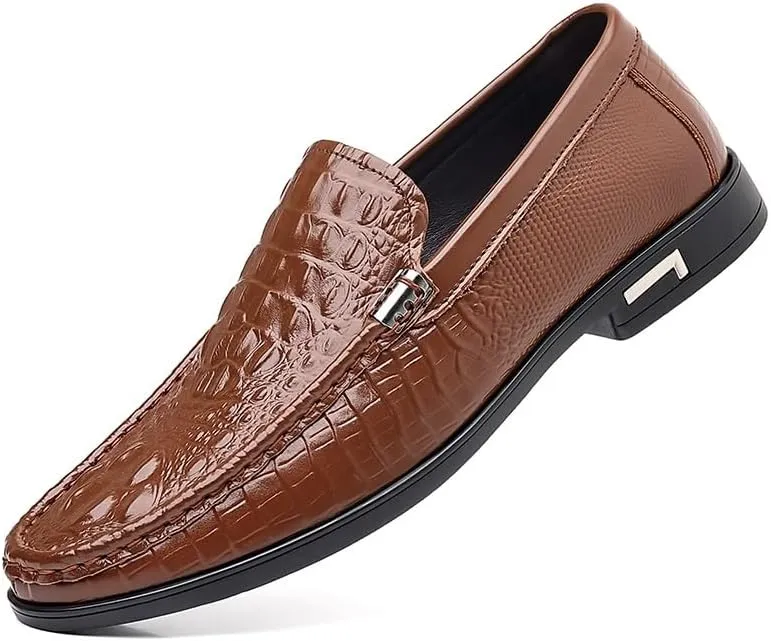 Men’s Dress Loafer Shoes Classic Business Wedding Formal Oxfords Shoes