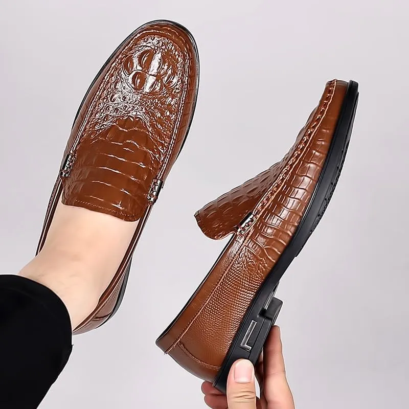 Men’s Dress Loafer Shoes Classic Business Wedding Formal Oxfords Shoes