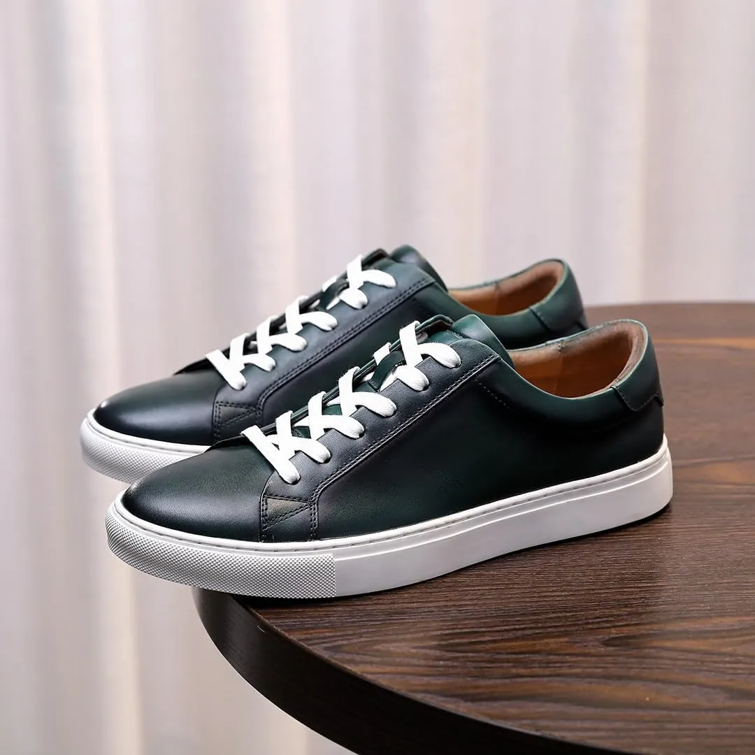 Men's Fashion Classic Pointed Toe Lace Up Low Top Leather Dress Shoes Adjustable Lacing Derby Shoes Comfortable Walking Loafers