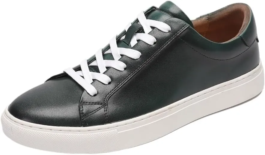 Men's Fashion Classic Pointed Toe Lace Up Low Top Leather Dress Shoes Adjustable Lacing Derby Shoes Comfortable Walking Loafers