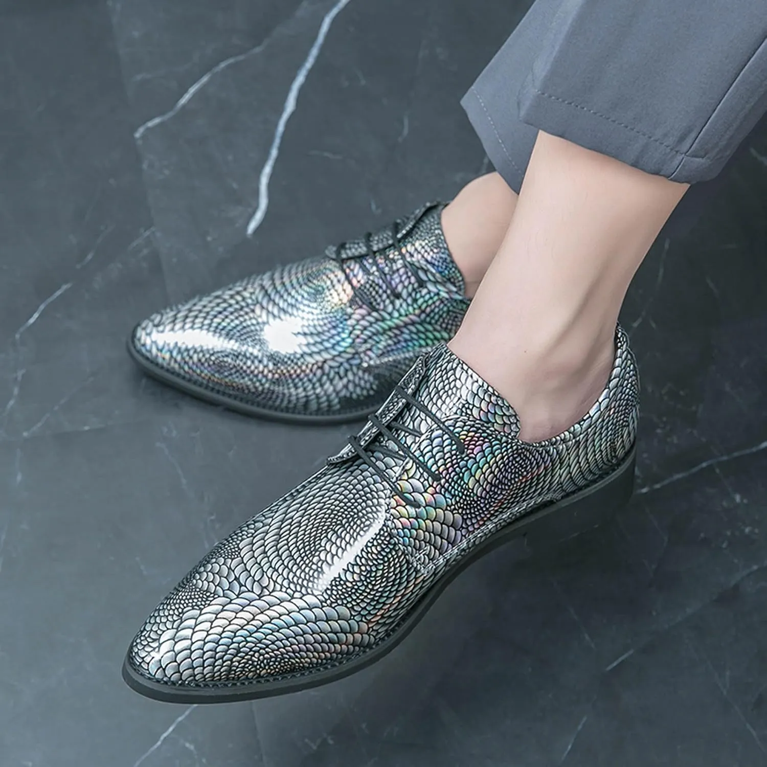 Men's Formal Shoes Oxford Casual Retro Classic Comfortable Formal Dress Derby Business Formal Dress Shoes