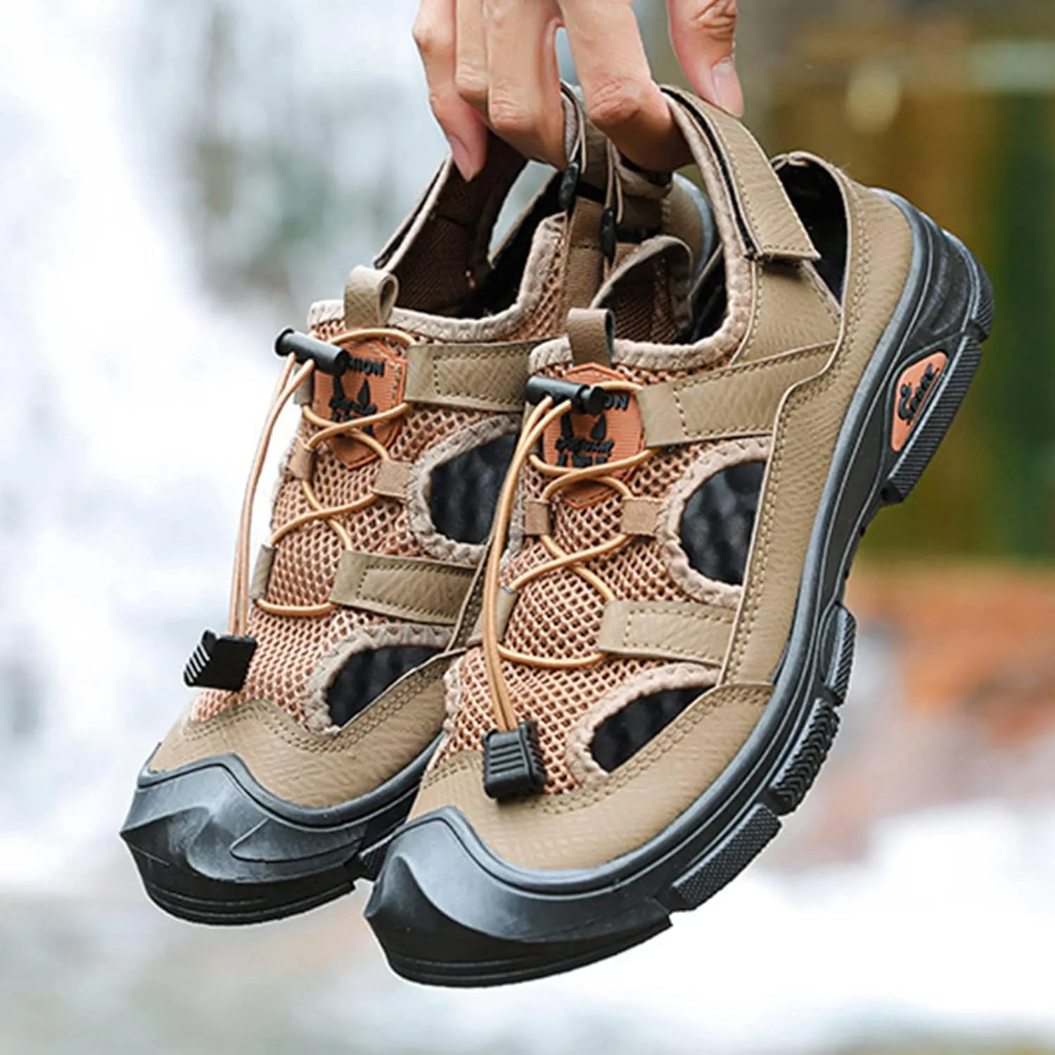 Men's Hiking Sandals Men's Athletic Outdoor Sandals Athletic Outdoor Sandals for Summer Beach Trail Walking