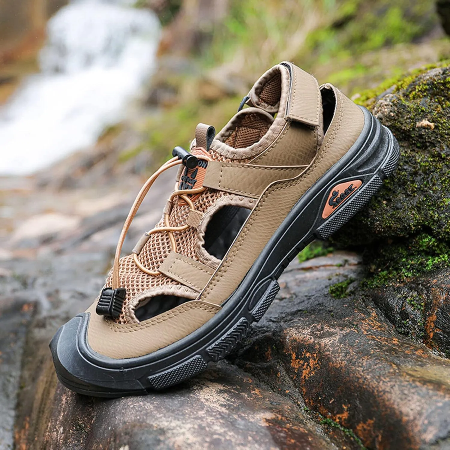 Men's Hiking Sandals Men's Athletic Outdoor Sandals Athletic Outdoor Sandals for Summer Beach Trail Walking