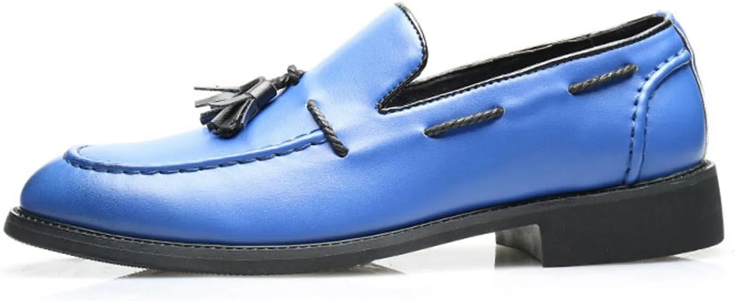 Men's Loafers Classic Slip-on Tassel Penny Loafers for Men Business Casual Dress Loafers