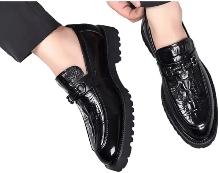 Men's Patent Leather Classic Loafers Fashion Comfortable Breathable Summer Shoes for Men Casual Business Prom Mocasines Boat