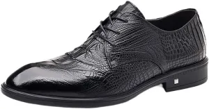 Men's Patent Leather Formal Business Oxford Dress Shoes