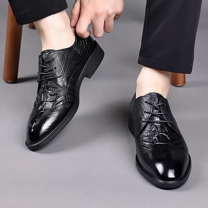 Men's Patent Leather Formal Business Oxford Dress Shoes