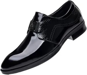 Men's Patent Leather Formal Business Oxford Dress Shoes