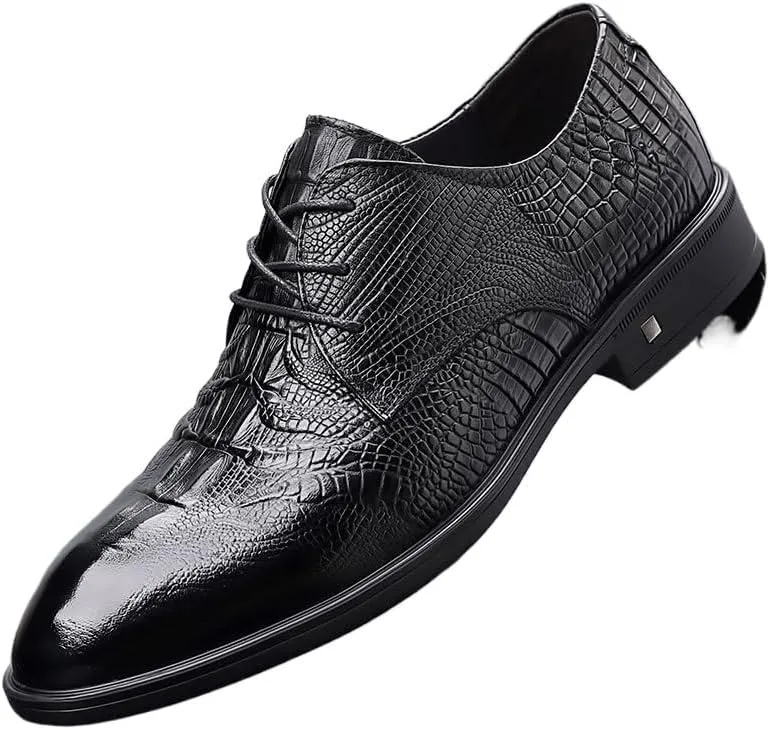 Men's Patent Leather Formal Business Oxford Dress Shoes