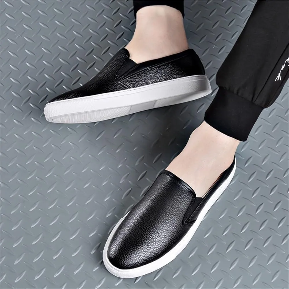 Men's Prom Shoes Pu Leather Fashion Solid Color Classic Party Wedding Non Slip Rubber Sole Slip Resistant Anti-Slip Casual