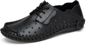 Men's Soft Genuine Leather Loafer Shoes Slip on Comfortable Walking Driving Shoes Men's Casual Shoes